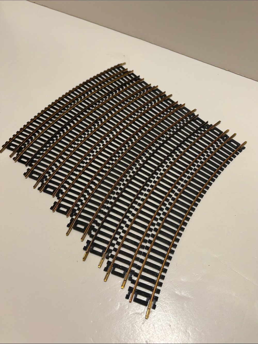 Tyco train track, HO scale.